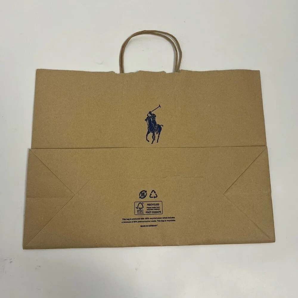 Polo Ralph Lauren Paper Shopping Gift Bag New